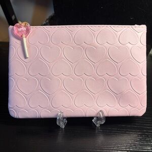 💍 2 for 12 💍 Ipsy Light Pink Heart Pattern Cosmetic Bag